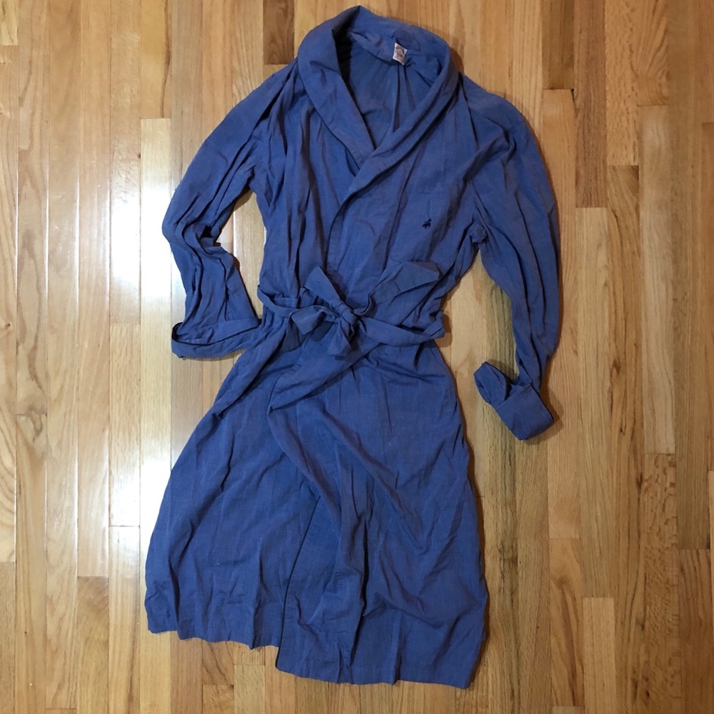 Brooks Brothers cotton robe